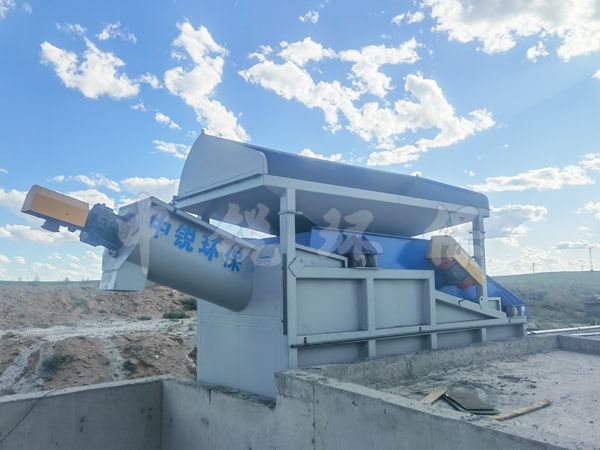 內蒙古振動式砂石分離機安裝完工
